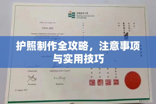 南郊护照制作全攻略，注意事项与实用技巧
