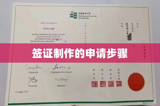 南郊签证制作的申请步骤
