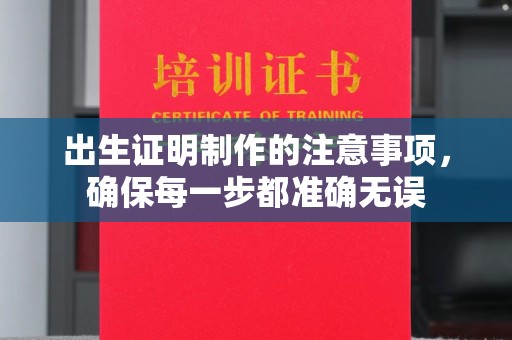 南郊出生证明制作的注意事项，确保每一步都准确无误